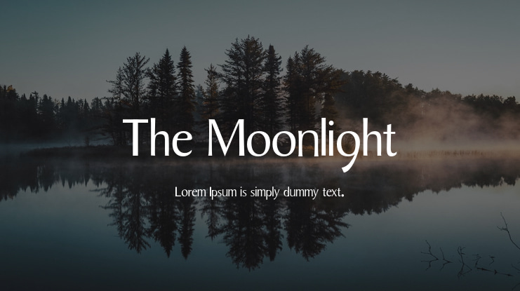 The Moonlight Font