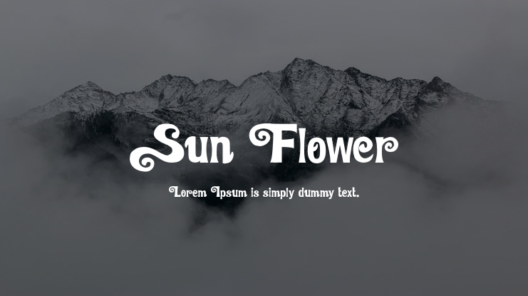 Sun Flower Font