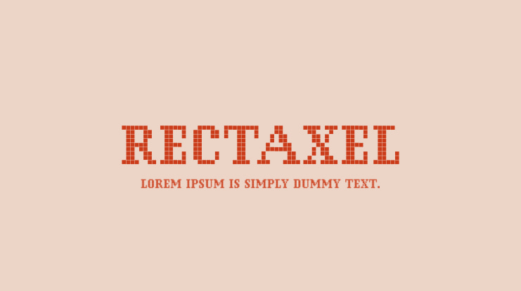 RECTAXEL Font