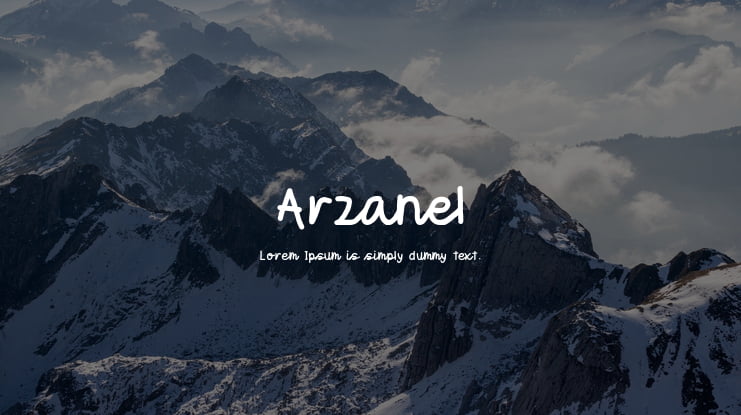 Arzanel Font