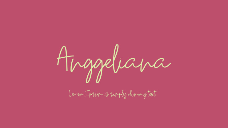 Anggeliana Font