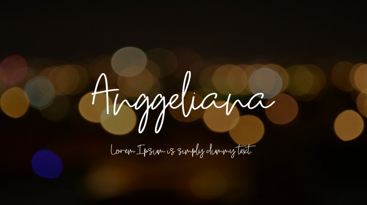 Anggeliana Font
