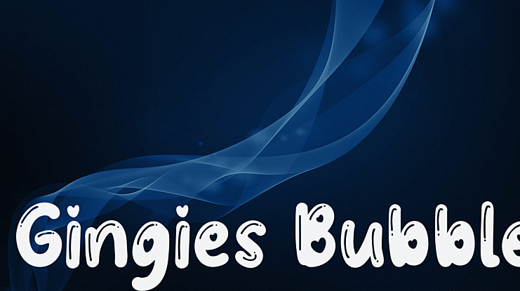 Gingies Bubble Font