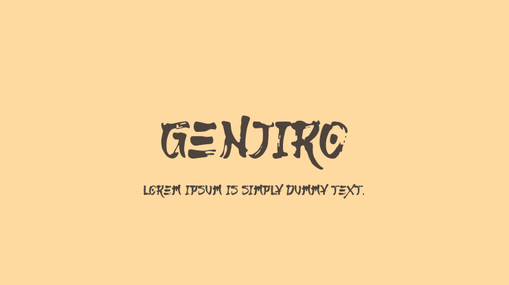 Genjiro Font