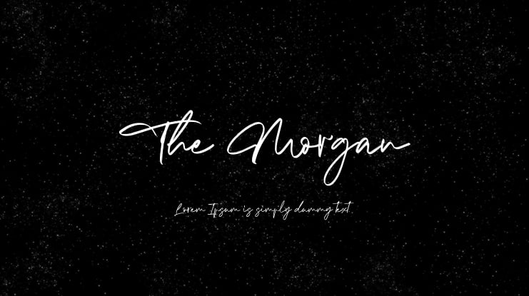 The Morgan Font