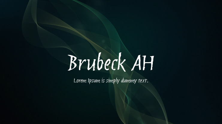 Brubeck AH Font