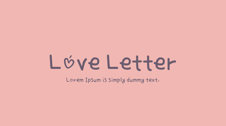 Love Letter Font