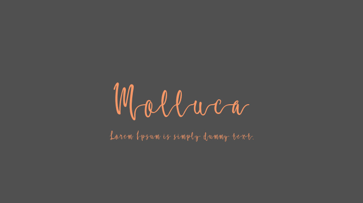 Molluca Font Family