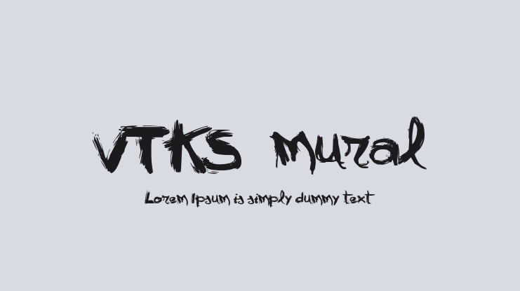 VTKS  mural Font