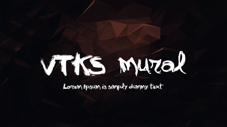 VTKS  mural Font