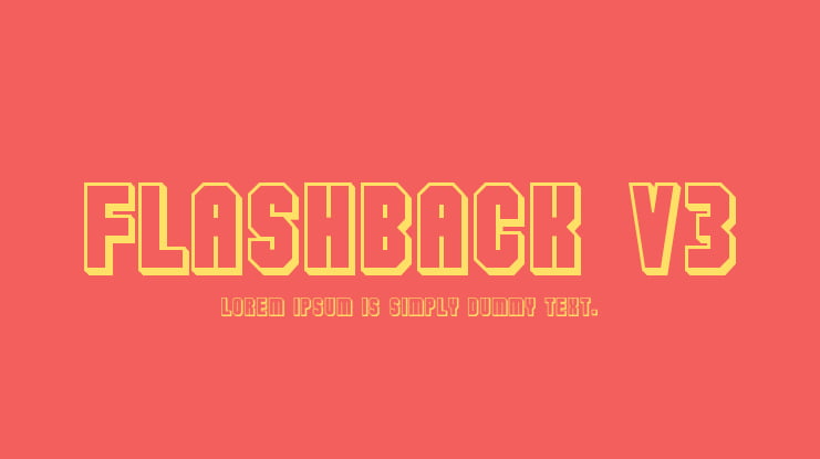 Flashback V3 Font
