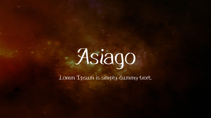 Asiago Font