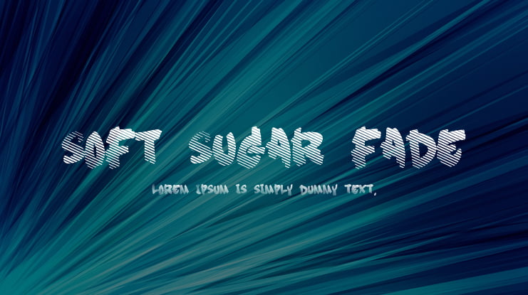 Soft Sugar fade Font Family