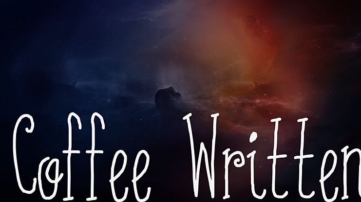 Coffee Written Font Family