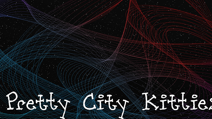 Pretty City Kitties Font