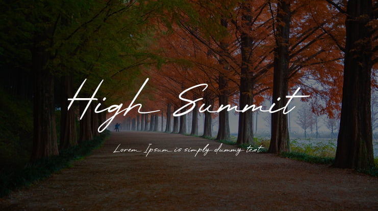 High Summit Font