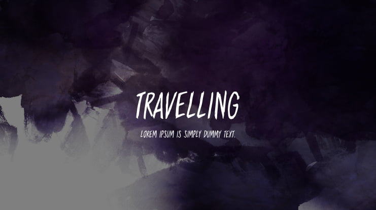 Travelling Font