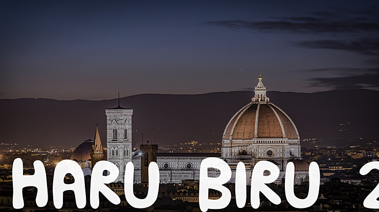 HARU BIRU 2 Font