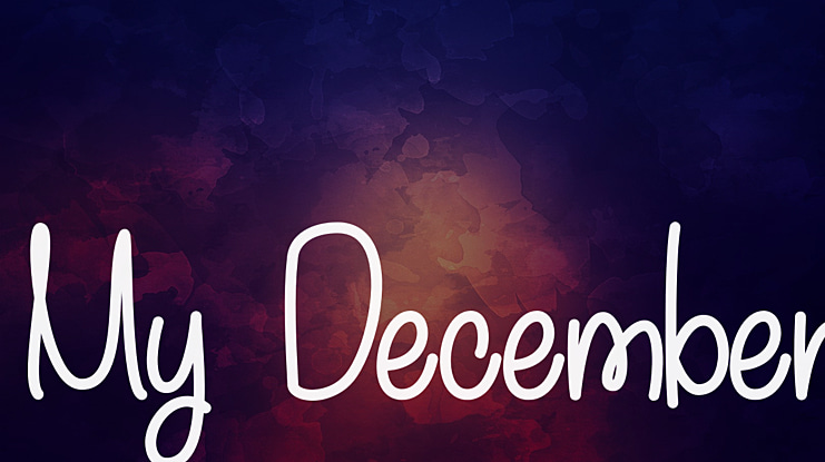 My December Font