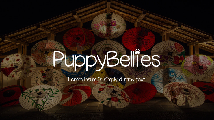 PuppyBellies Font