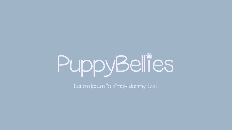 PuppyBellies Font