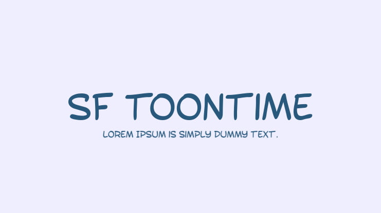 SF Toontime Font Family