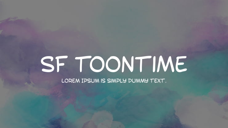 SF Toontime Font Family