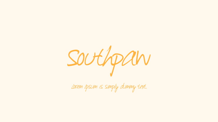 Southpaw Font
