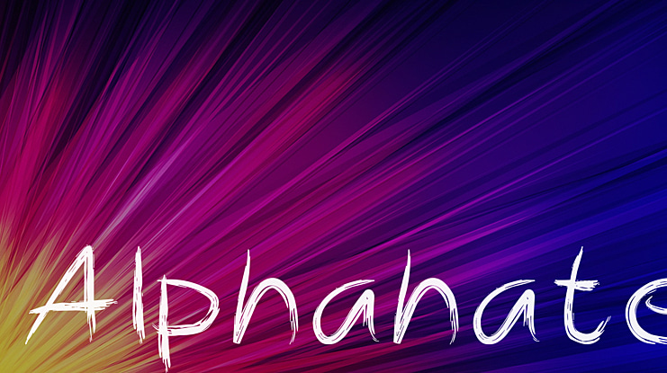 Alphahate Font