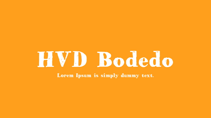 HVD Bodedo Font