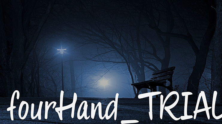fourHand_TRIAL Font