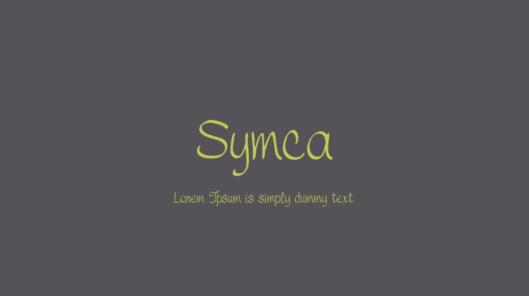 Symca Font