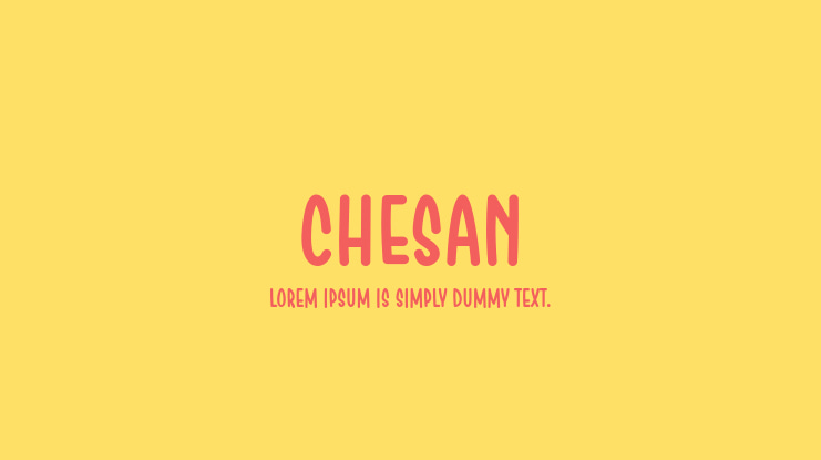 Chesan Font Family