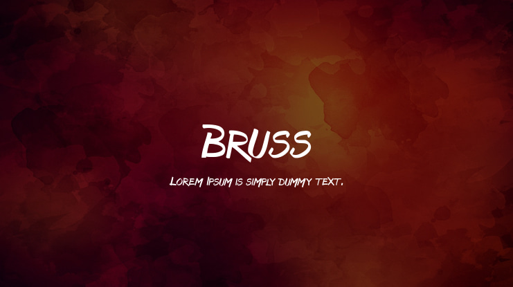 Bruss Font