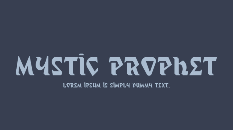 Mystic Prophet Font