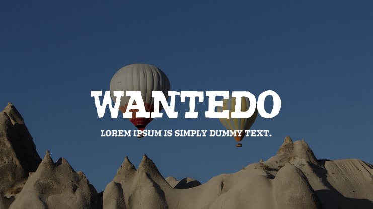 Wantedo Font