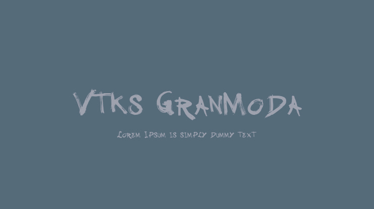 Vtks GranModa Font