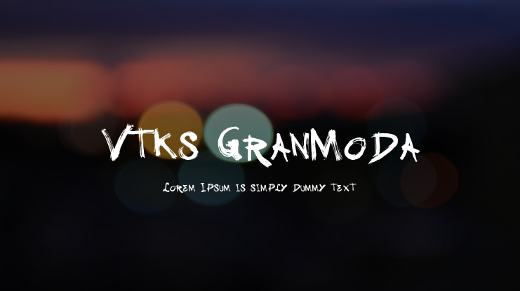 Vtks GranModa Font