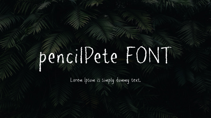 pencilPete FONT