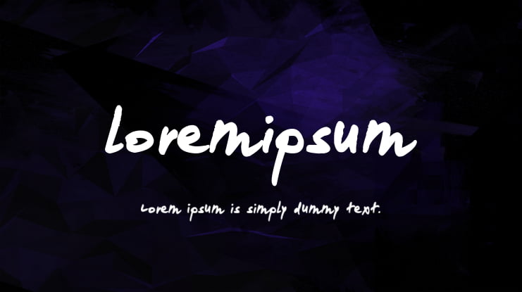 loremipsum Font