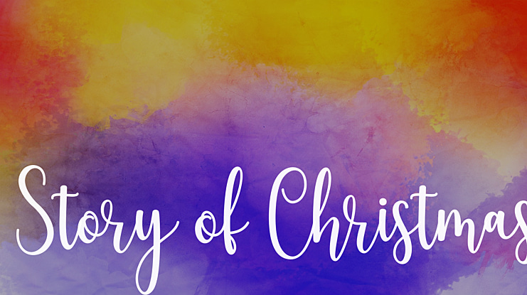 Story of Christmas Font