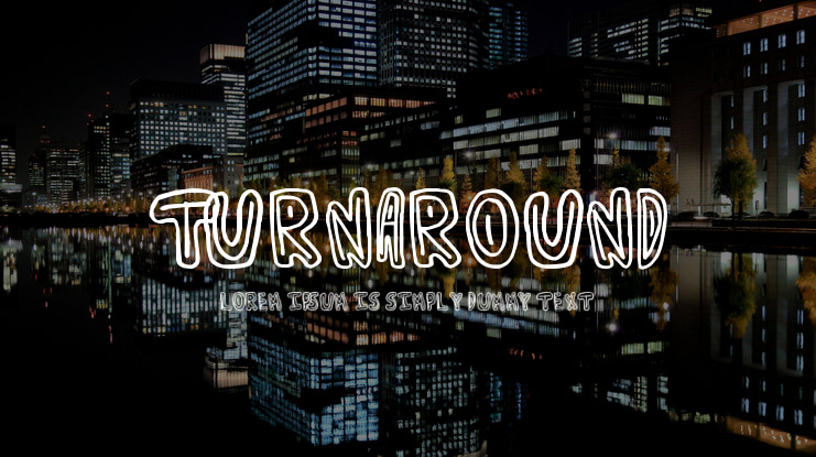 Turnaround Font
