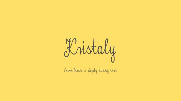 Kristaly Font