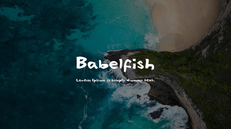 Babelfish Font