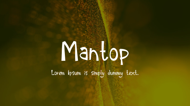Mantop Font