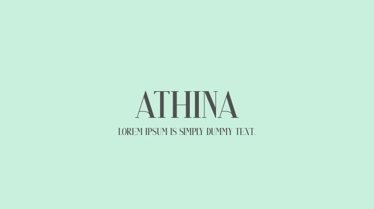 Athina Font