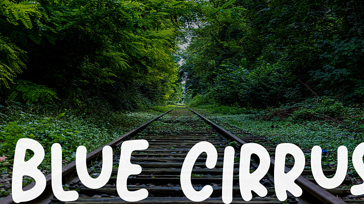 Blue Cirrus Font Family