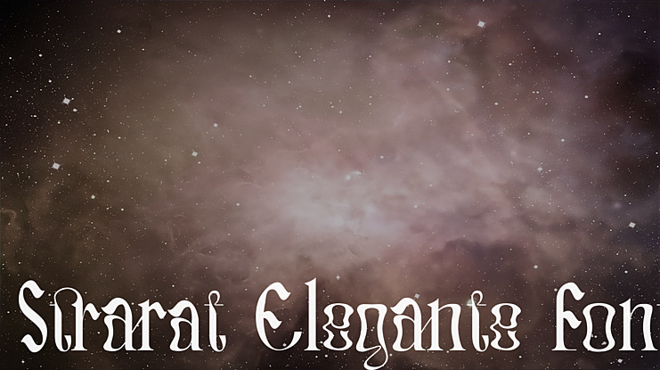Strarat Elegante Font
