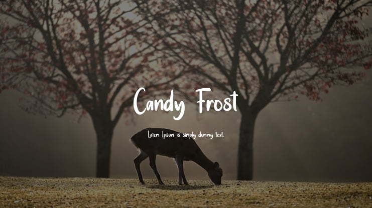 Candy Frost Font