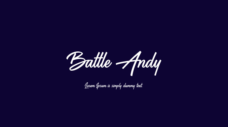 Battle Andy Font Family